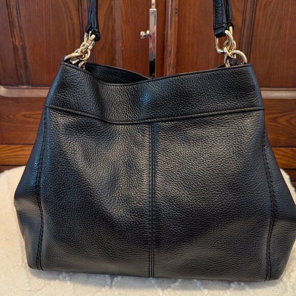 Coach F28997 Lexy Pebble Leather Shoulder Bag - Picture 3 of 15